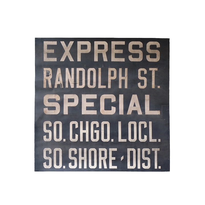 Trolley Bus Sign 3