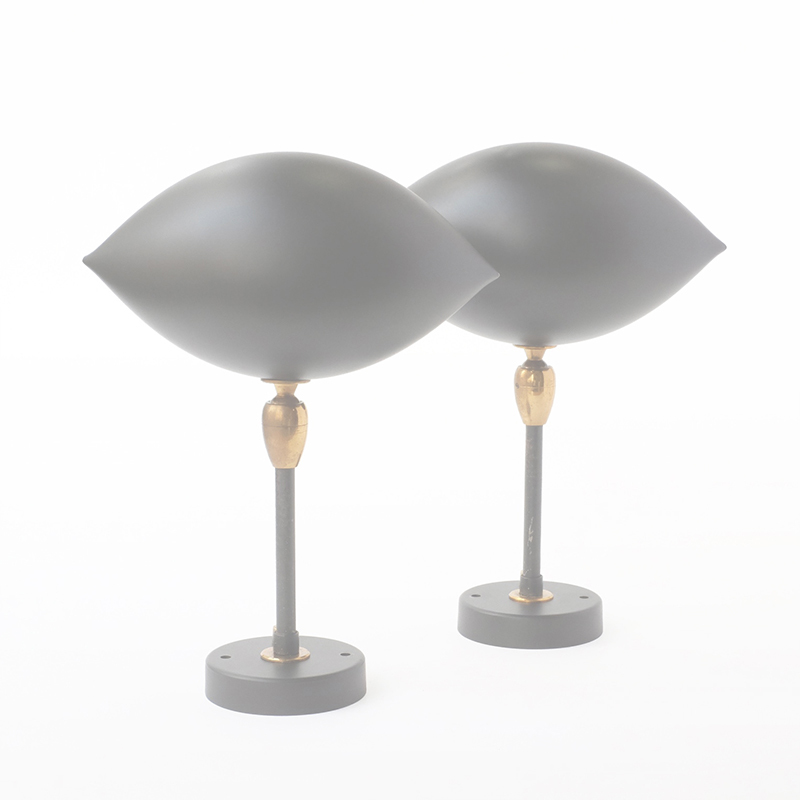 Serge Mouille"Les Yeux" Wall Sconce Pair