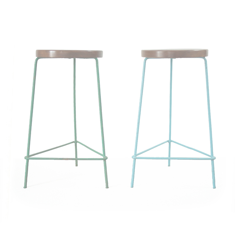 Pierre Jeanneret College Stool Pair No.1