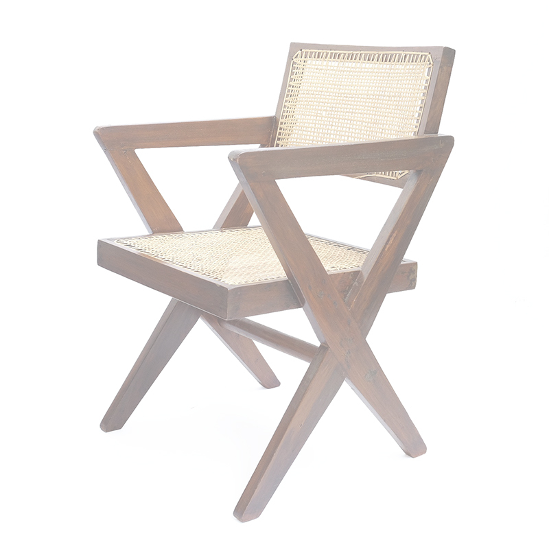 Pierre Jeanneret Chandigarh Office Chair X-leg