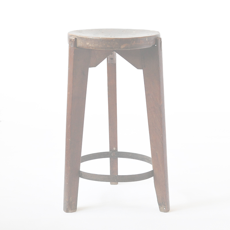 Pierre Jeanneret Iron Ring Stool
