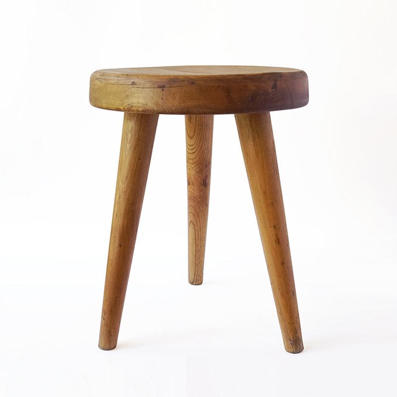 C.Perriand "Courchevel" Tripod Stool