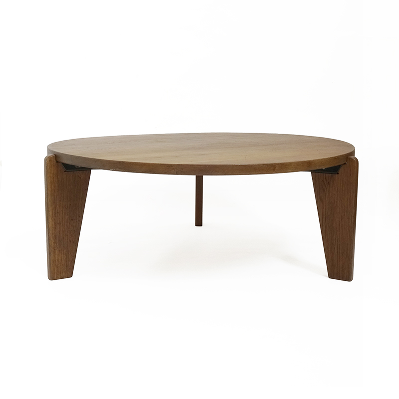Jean Prouve round table "Guéridon bas"