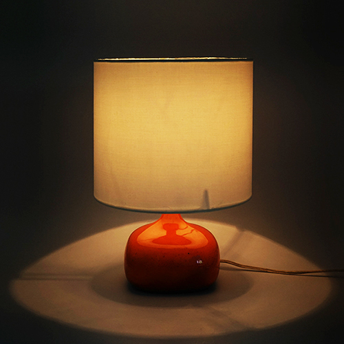 Jacques & Dani Ruelland Orange Lamp | maison de clozzet