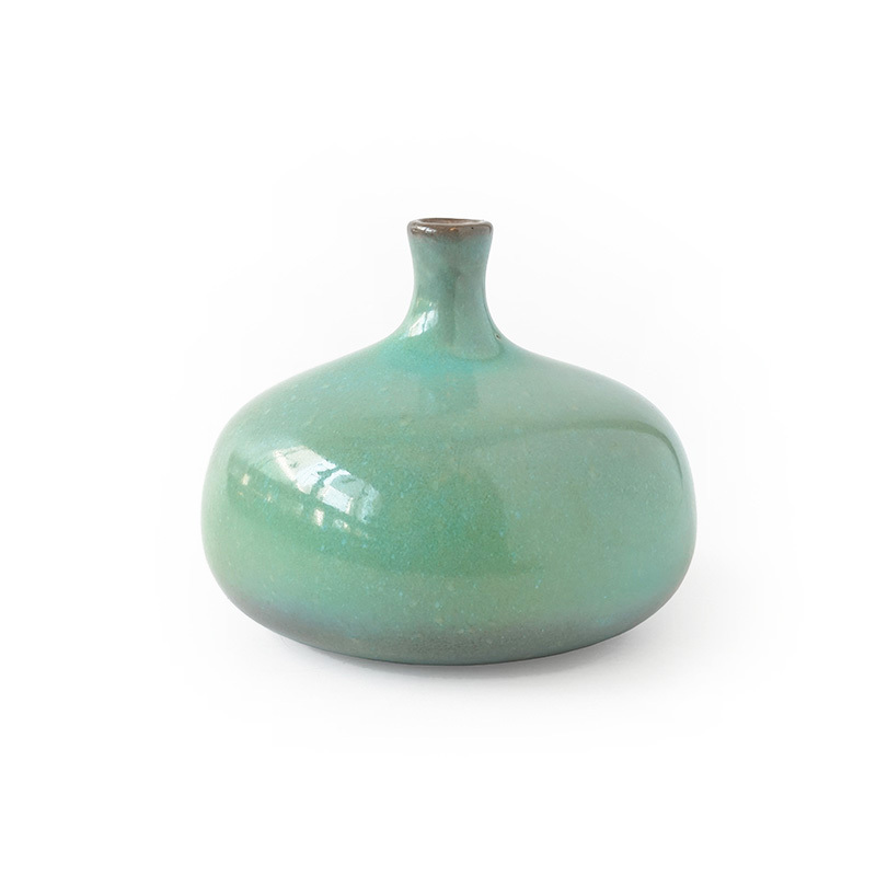 Jacques & Dani Ruelland Green Vase