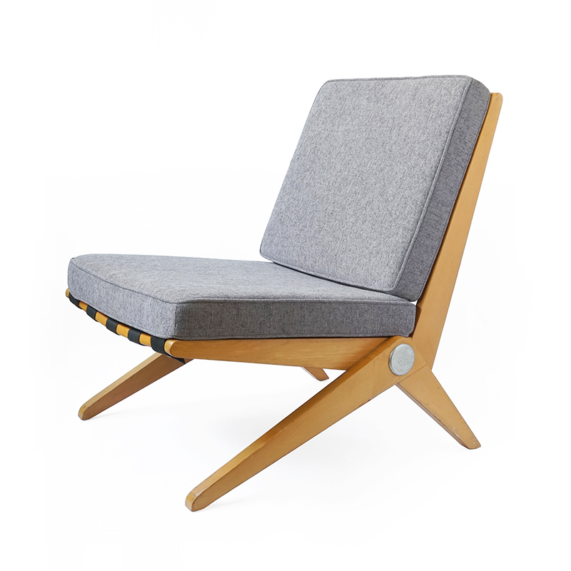 Pierre Jeanneret Knoll Scissor Lounge Chair