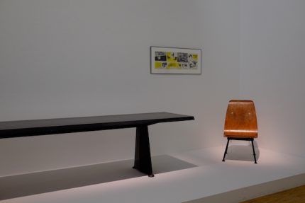 パリのポンピドゥセンター　国立近代美術館の ジャン・プルーヴェのコレクションジャン・プルーヴェのコーナー